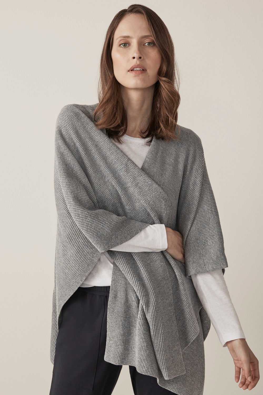 Kathy Knit Poncho