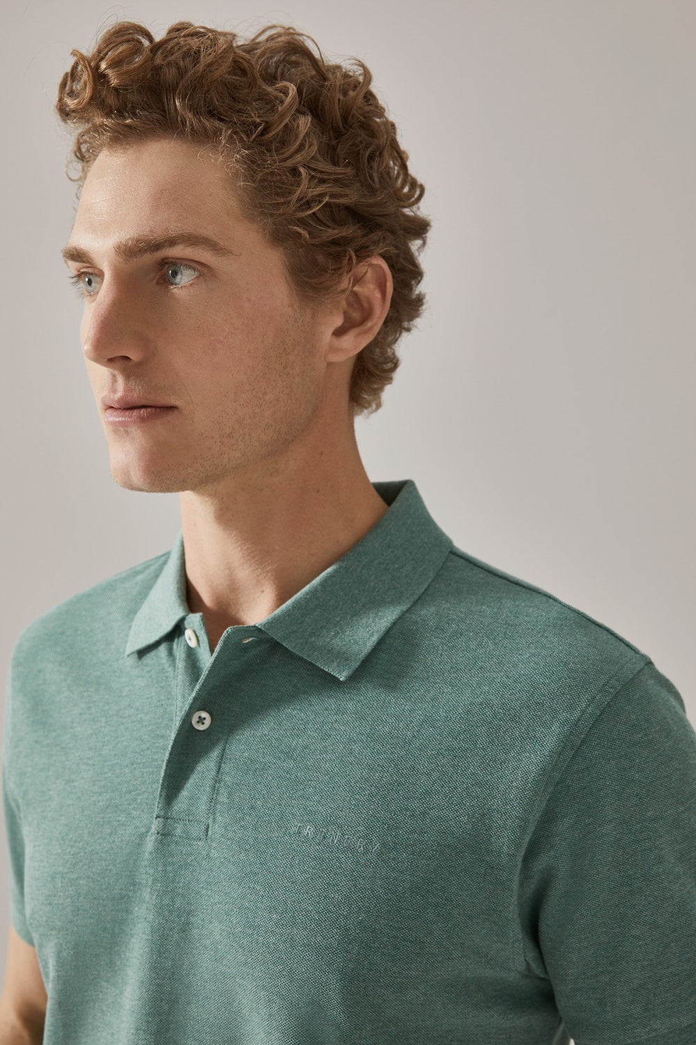 Cotton Pique Marle Logo Polo