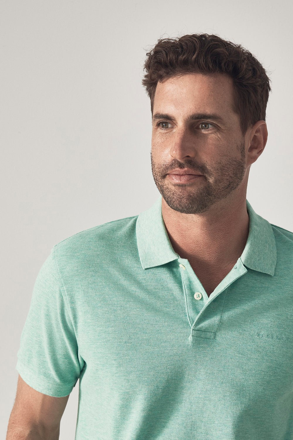Cotton Pique Marle Logo Polo