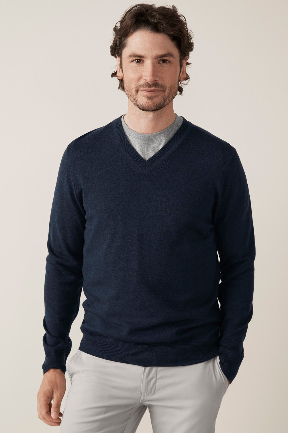 Classic Merino V Neck