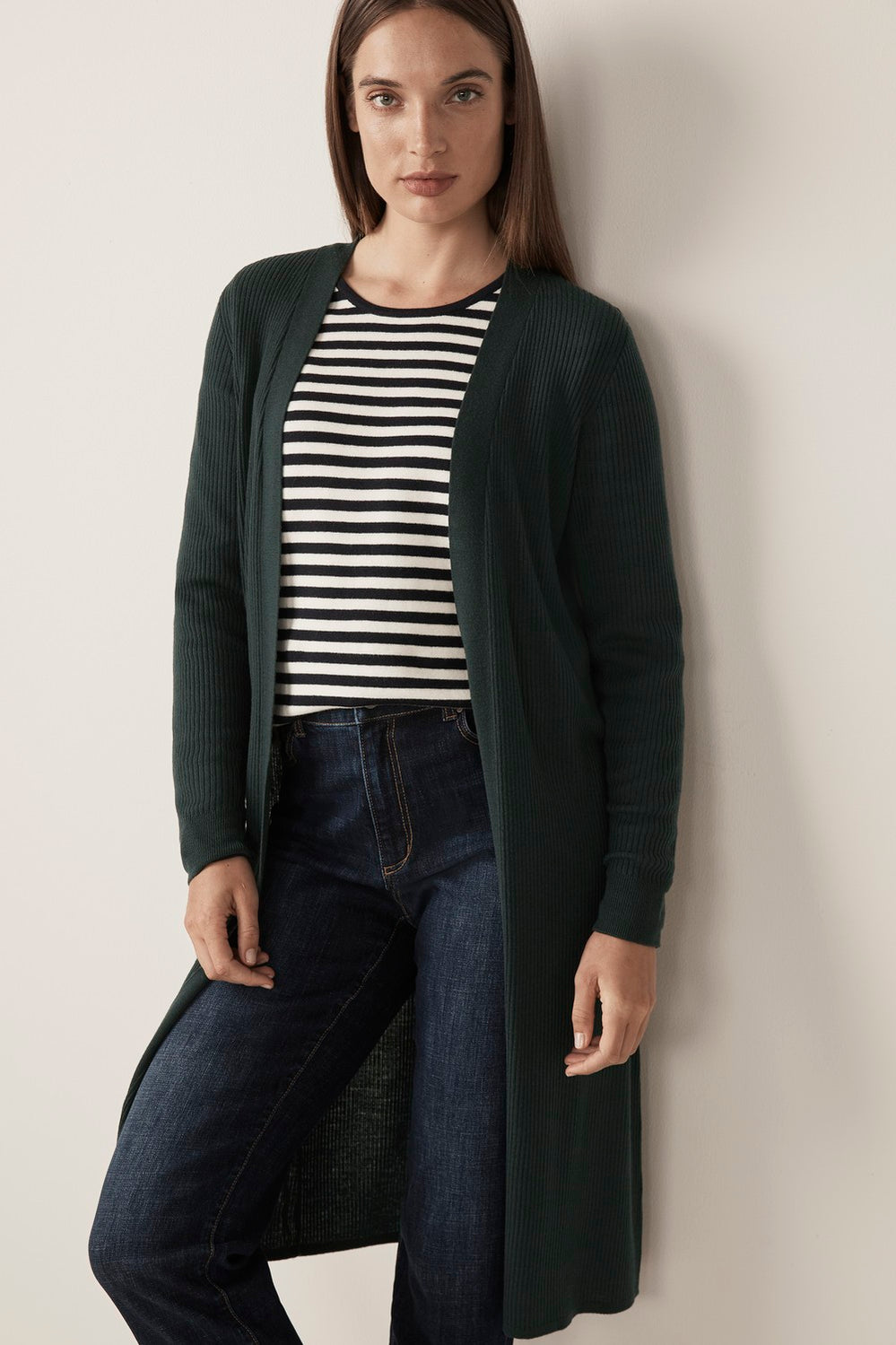 Merino Rib Cardigan