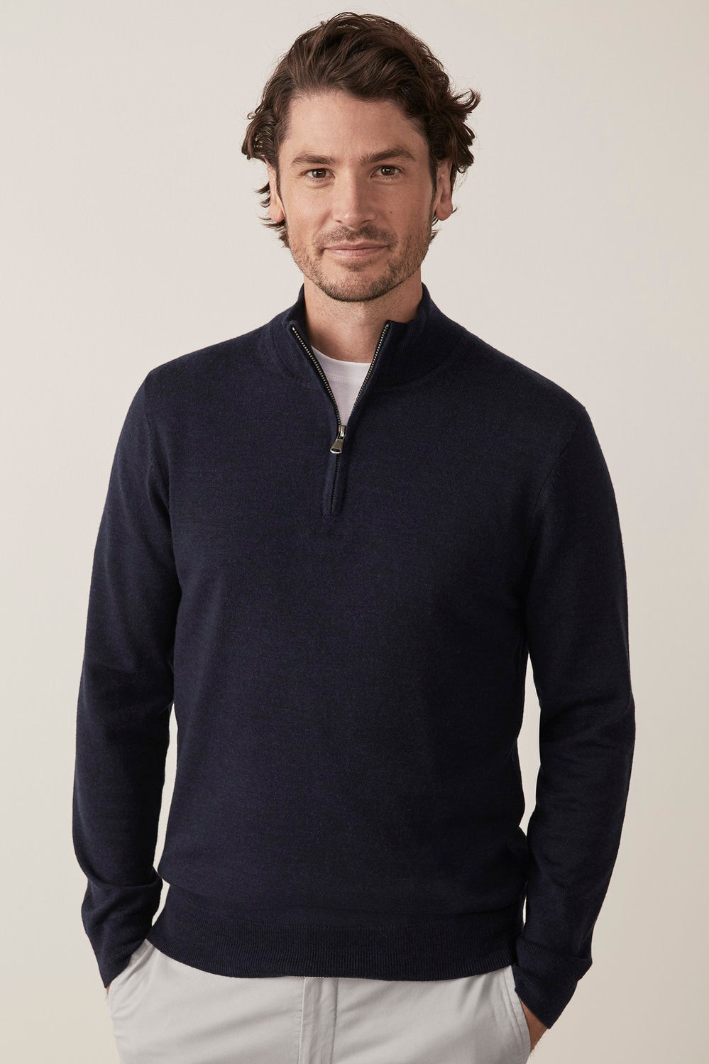 Merino Half Zip