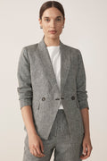 Yarn Dyed Linen Blazer