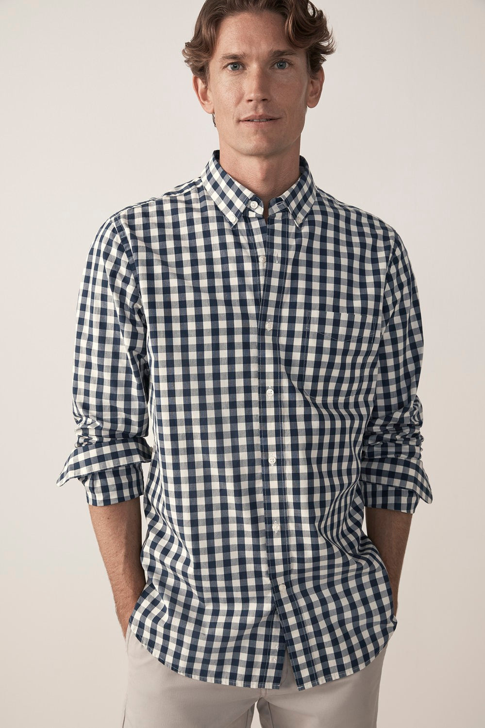 Cotton Gingham Shirt