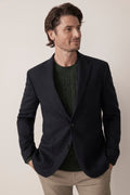Navy Tweed Blazer