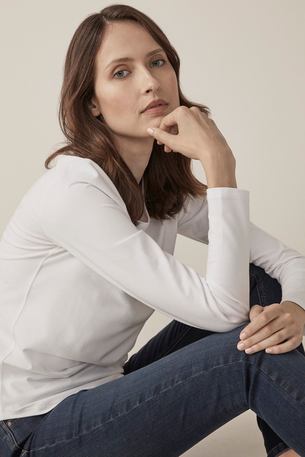 Cotton Long Sleeve T-Shirt