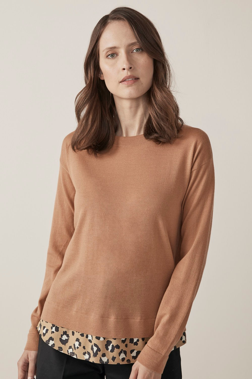 Merino Spliced Knit