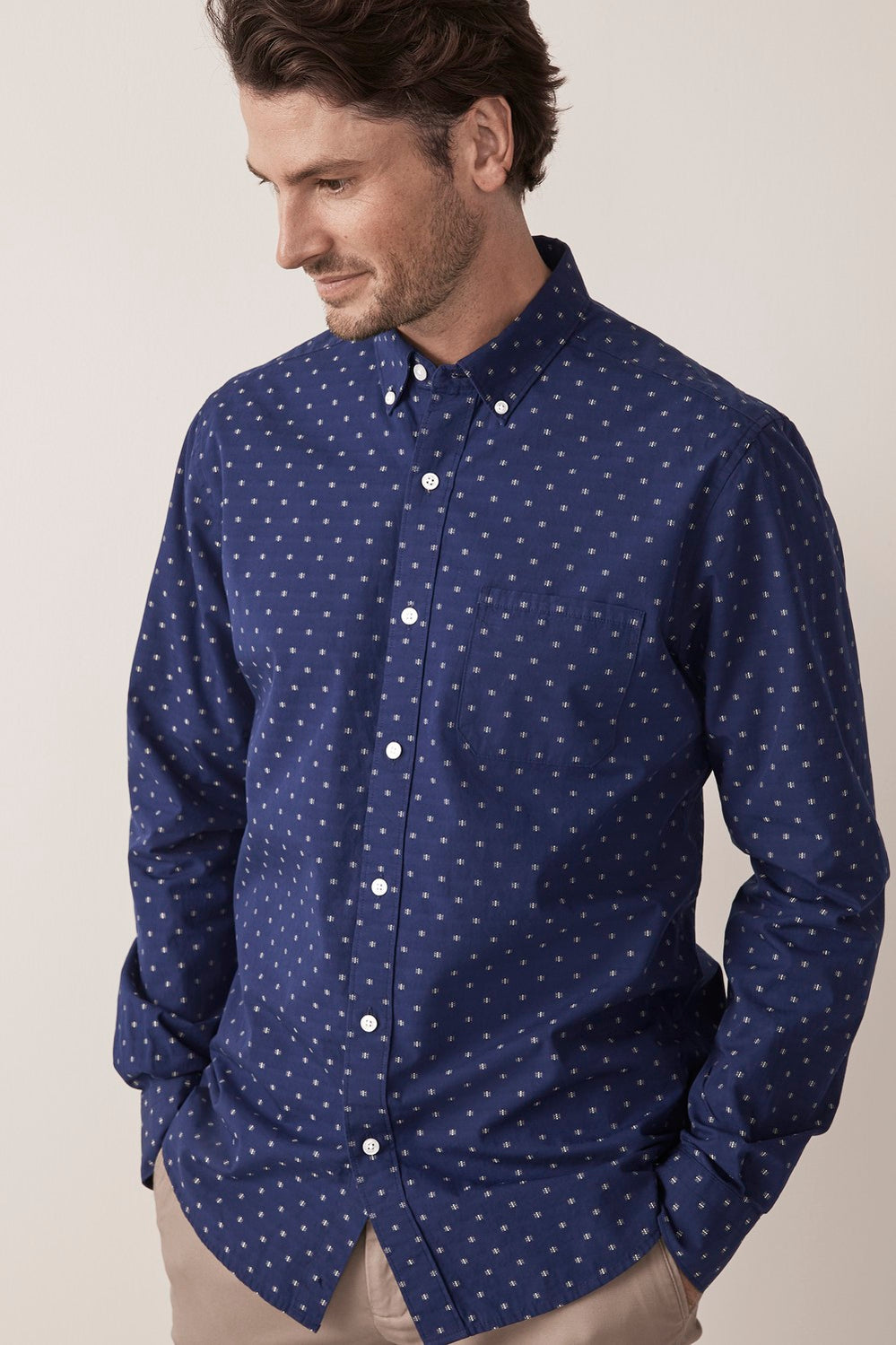 Clipped Dobby Shirt