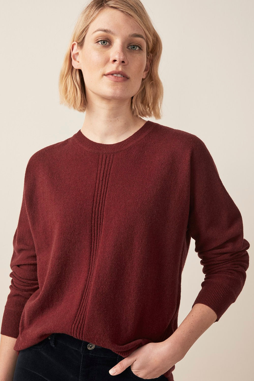 Wool Blend Dolman Knit