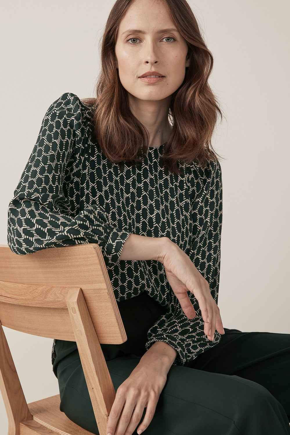 Chevron Spot Blouse