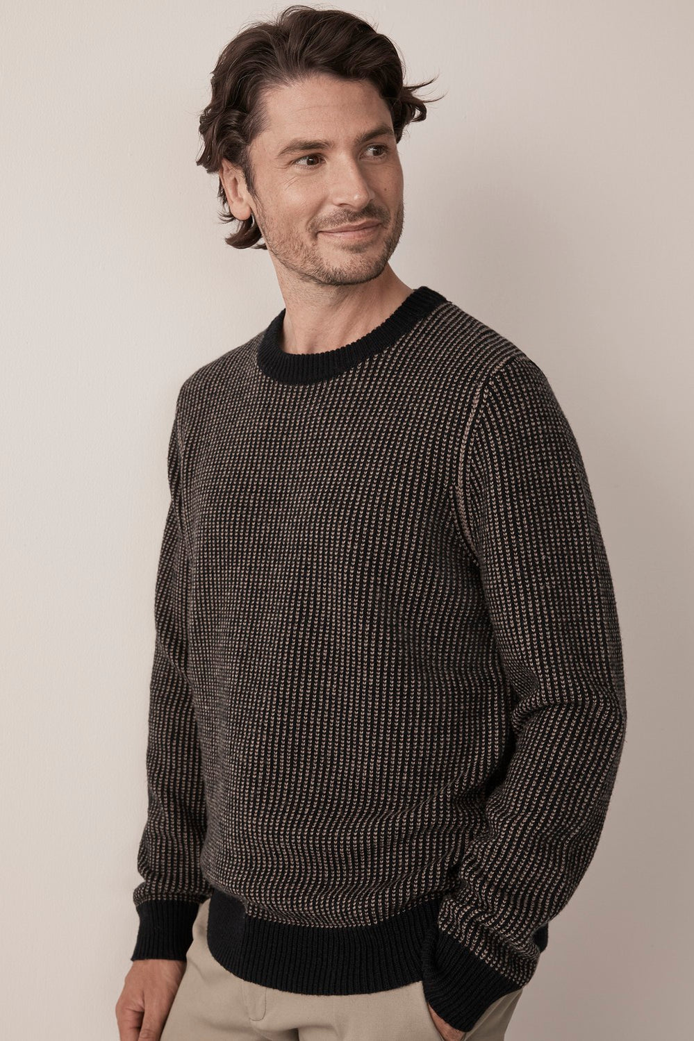 Contrast Stitch Knit