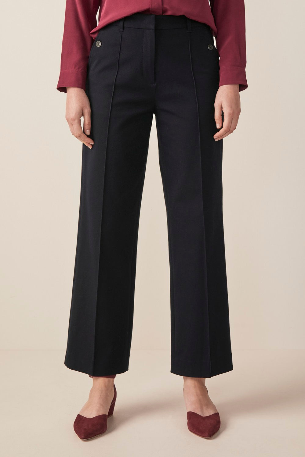 Bi Stretch Wide Leg Pant