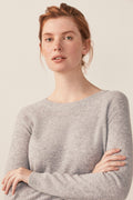 Merino Cashmere Cable Detail Knit