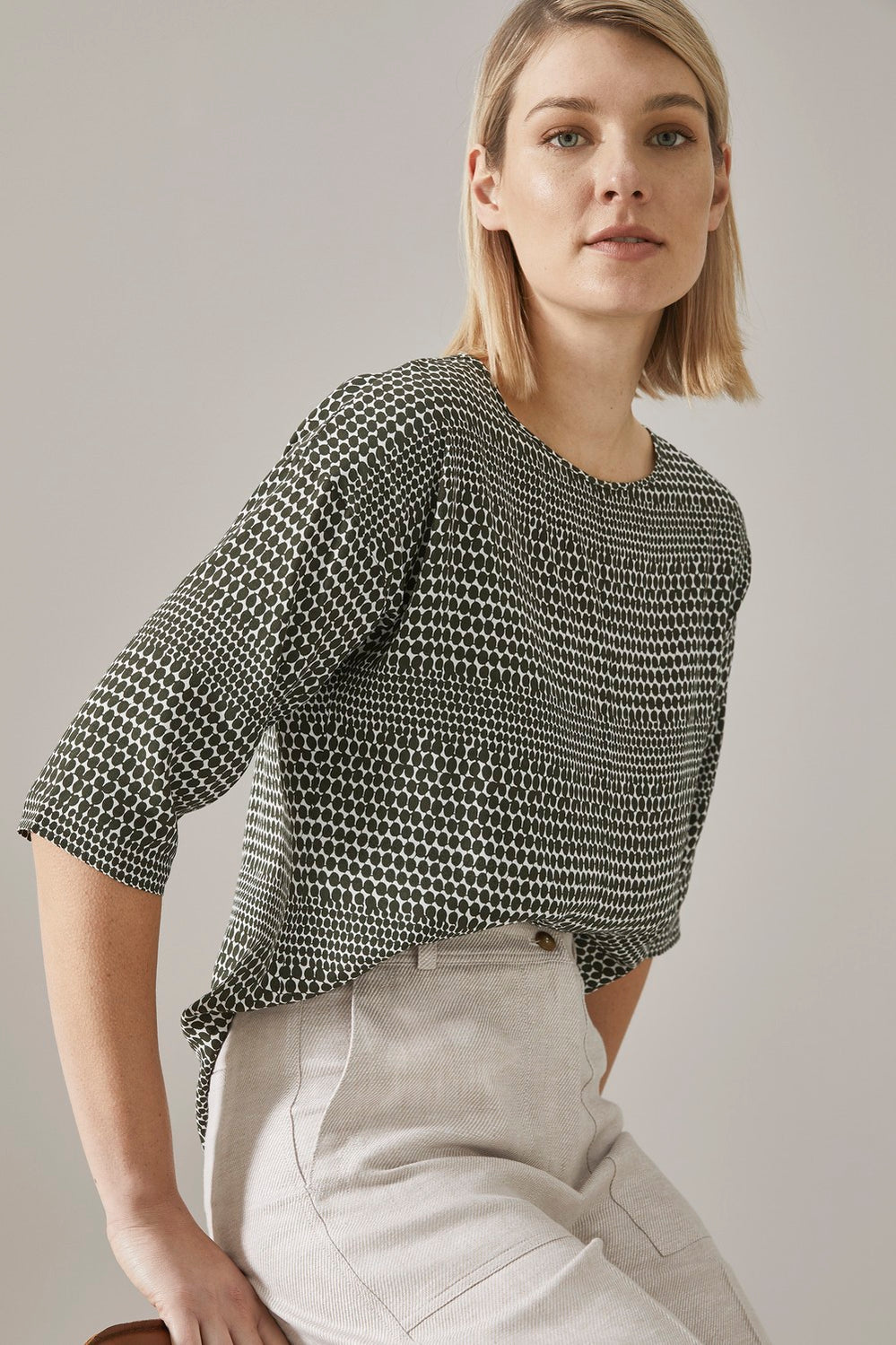 Painterly Snake Top