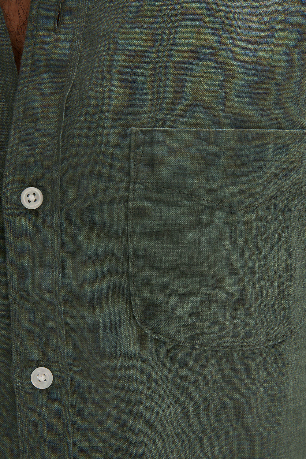 Regular Fit Delave Linen Long Sleeve Shirt