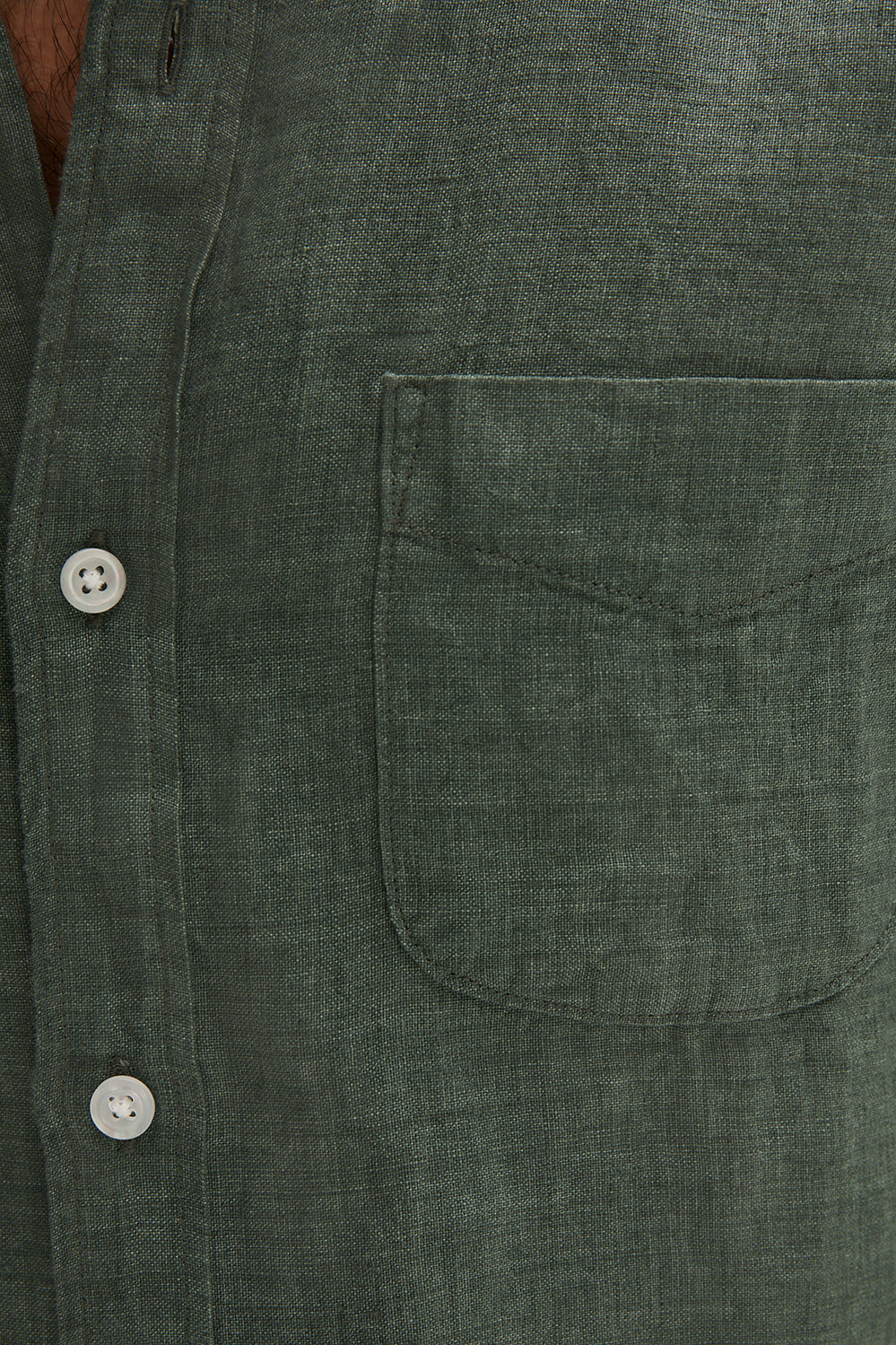 Regular Fit Delave Linen Long Sleeve Shirt