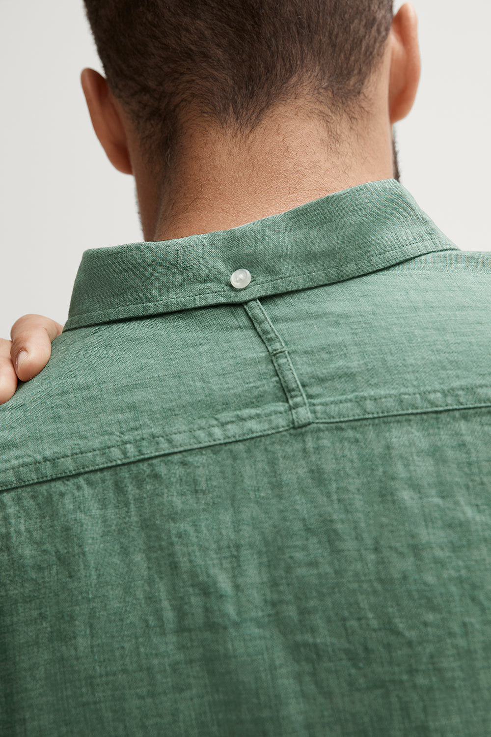 Regular Fit Delave Linen Long Sleeve Shirt