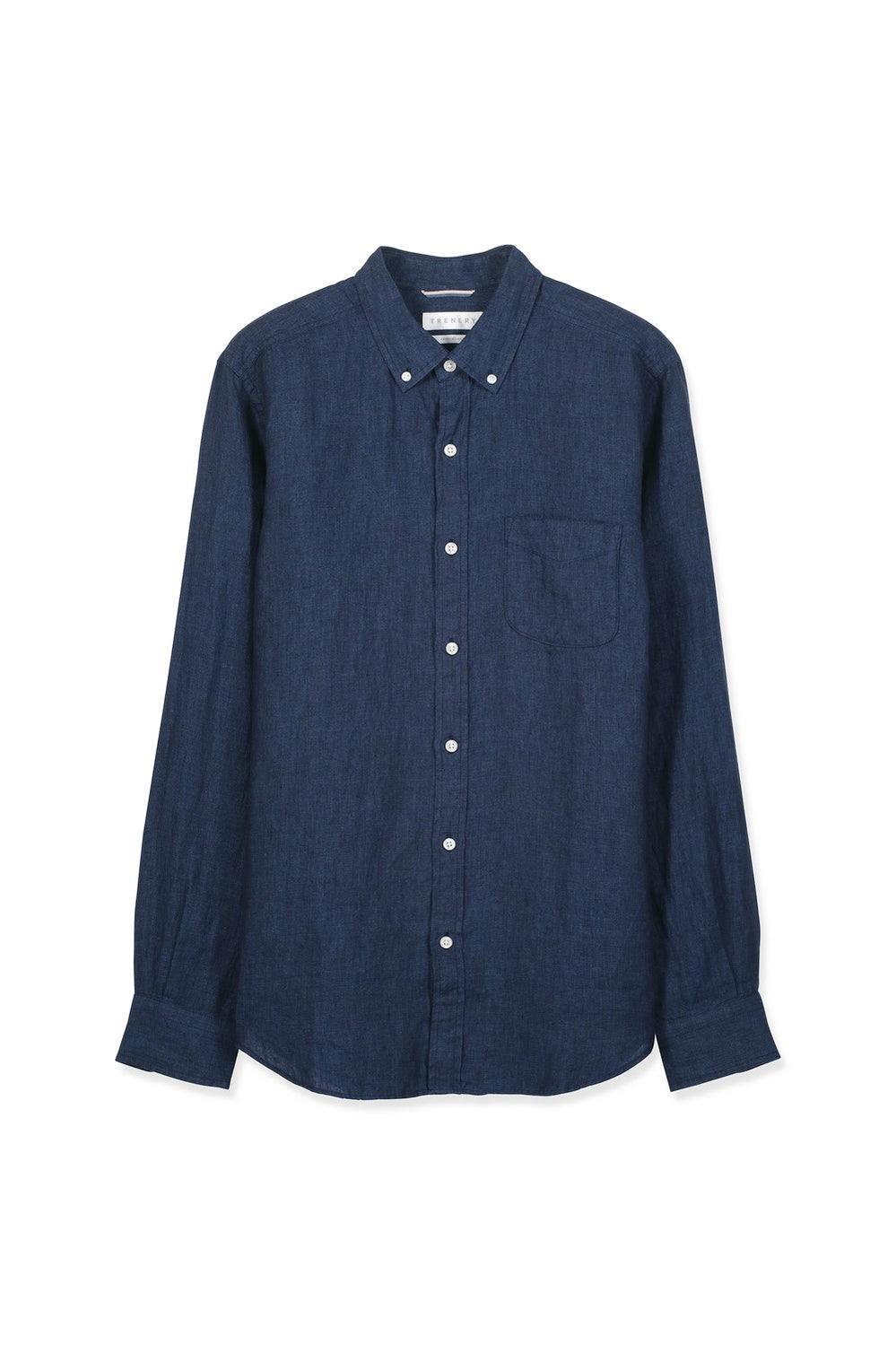 Regular Fit Delave Linen Long Sleeve Shirt