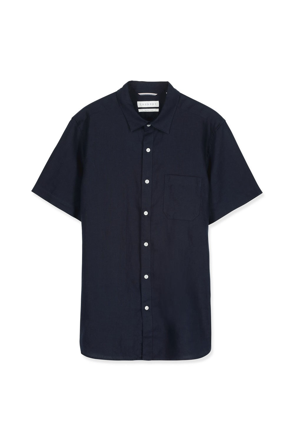 Regular Fit Linen Short Sleeve Shirt