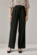 Linen Cotton Wide Leg Trouser
