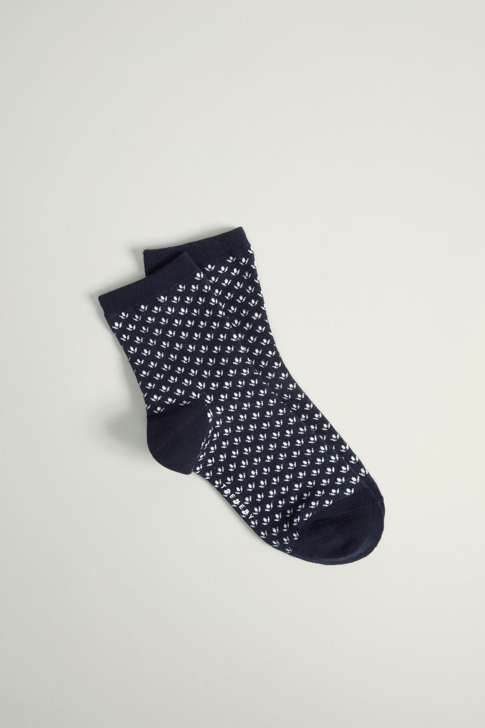 Geo Petal Crew Sock