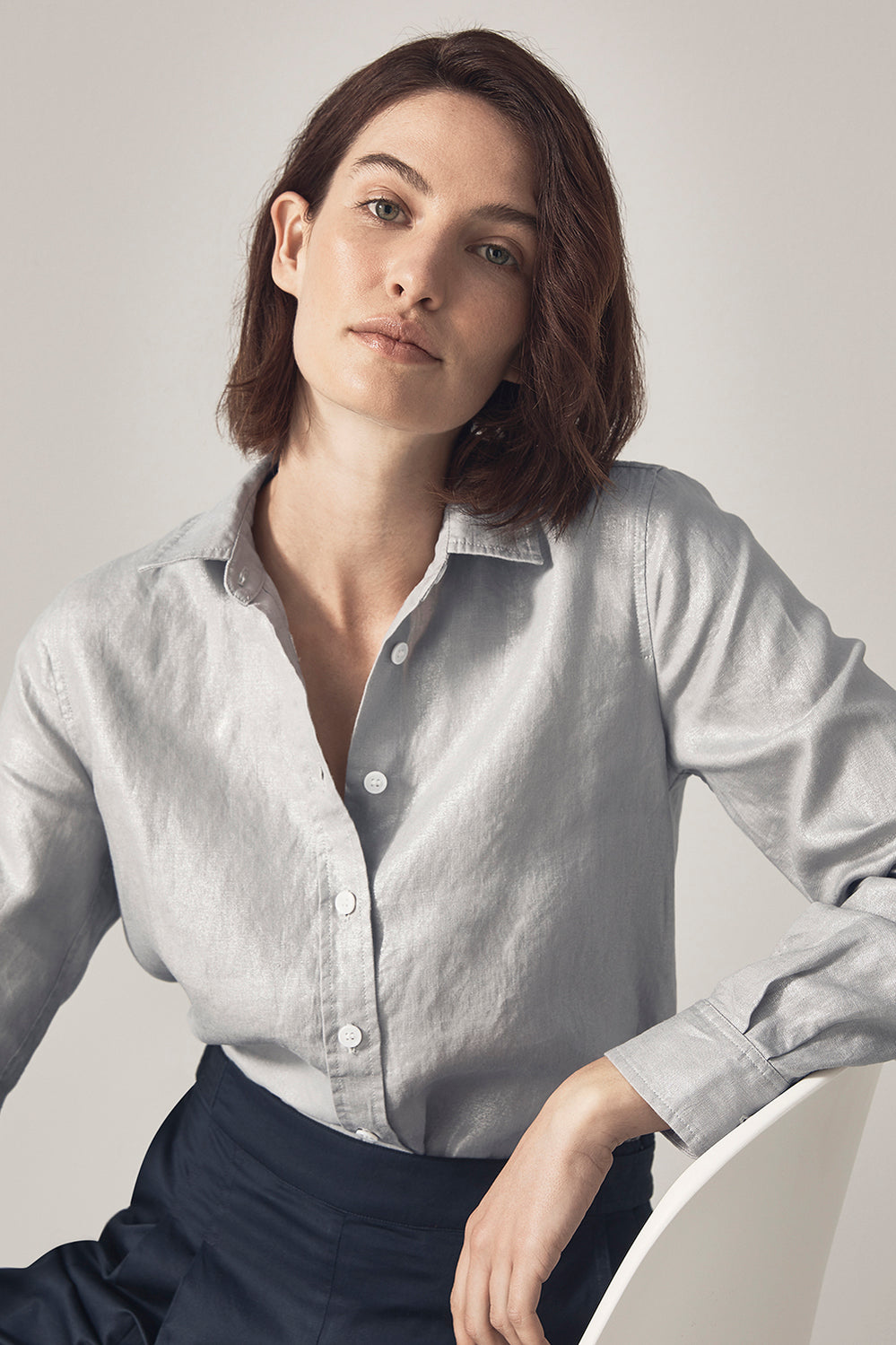 Linen Metallic Shirt