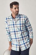 Cotton Slub Check Shirt
