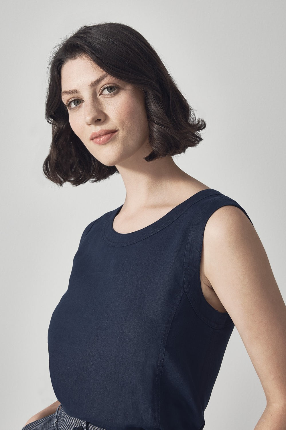 Linen Shell Top