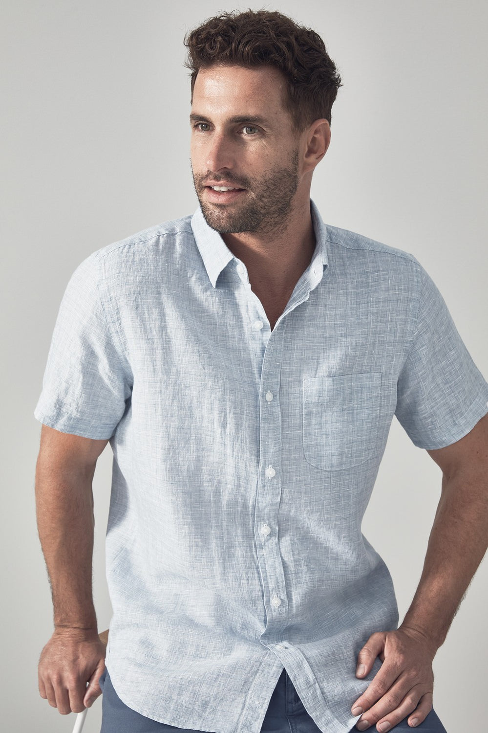 Large Scale Lattice Short Sleeve Shirt