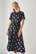 Eclipse Spot Shirt Dress