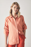 Linen Tab Sleeve Shirt