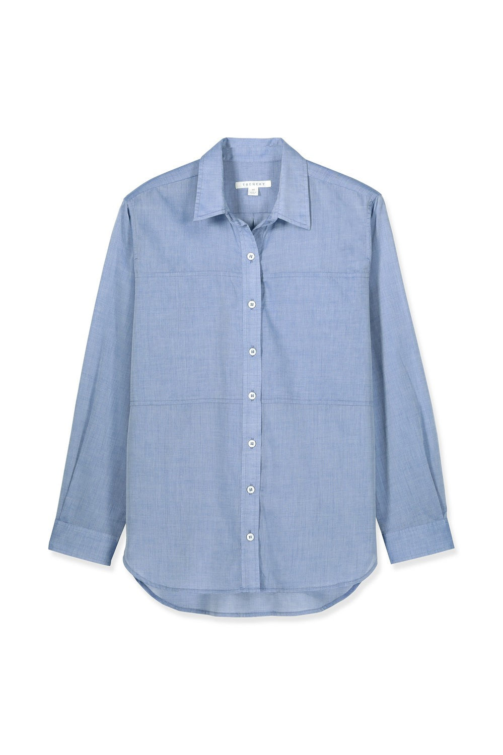 Cotton Voile Button Front Shirt