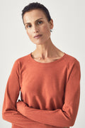 Linen Cotton Raglan Sleeve T-Shirt