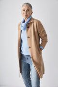Merino Button Front Coat