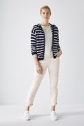 Wool Stripe Hoodie