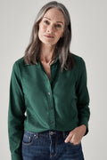Cotton Modal Longline Shirt