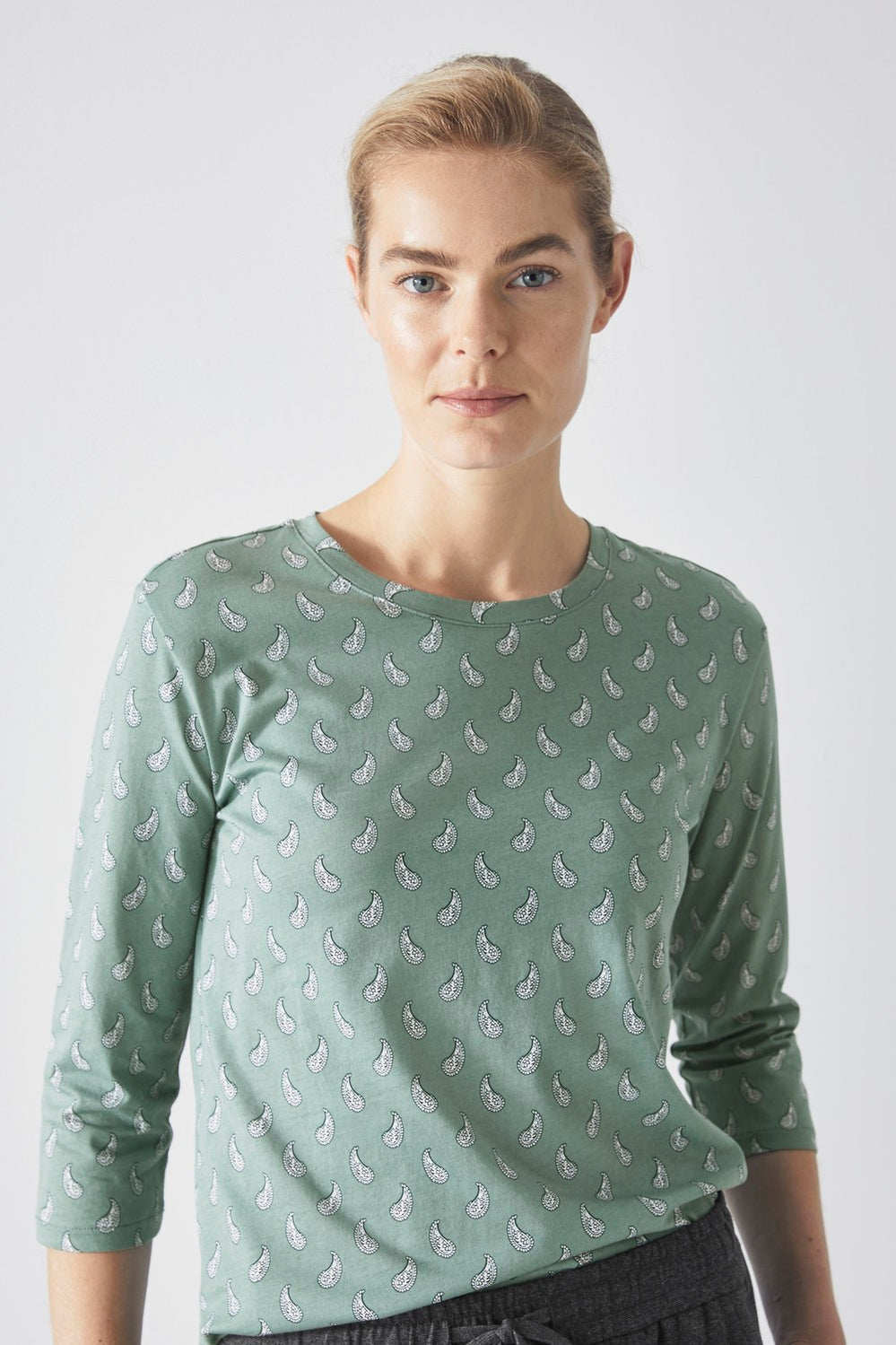 Pima Cotton Mini Paisley T-Shirt