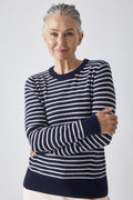 Merino Cotton Stripe Knit