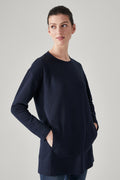 Cotton Blend Patch Pocket Tunic