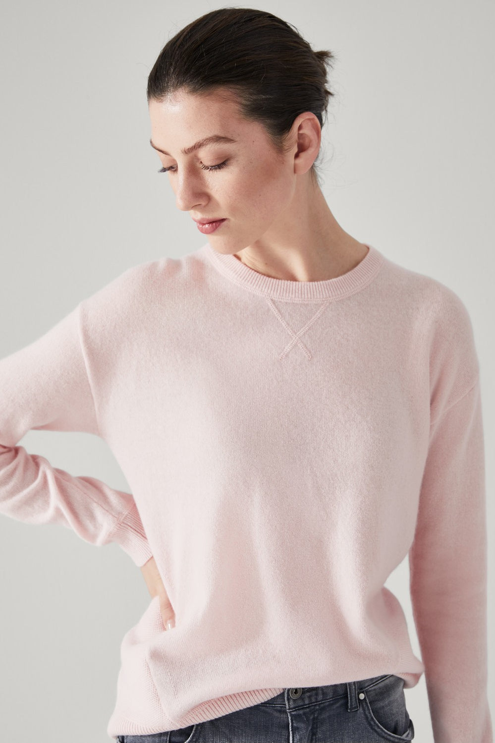 Merino Blend Sporty Pullover