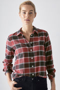 Wool Blend Check Shirt
