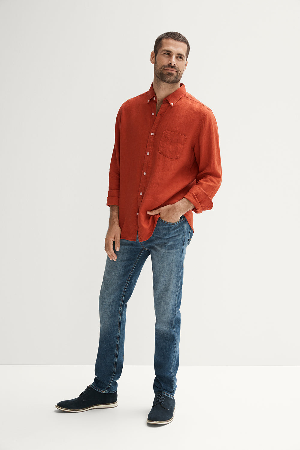 Slim Light Wash Jean
