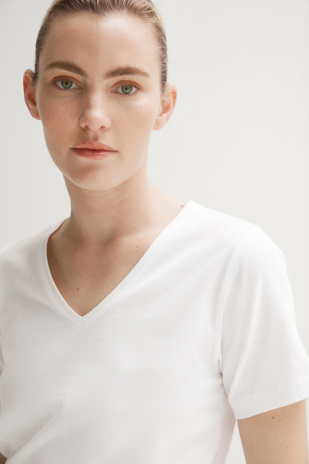 Pima Cotton V Neck T-Shirt