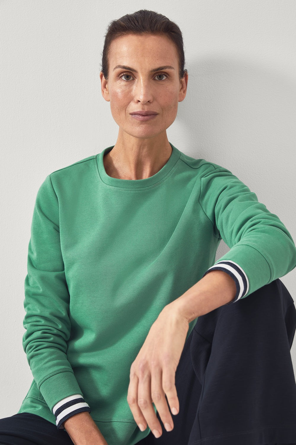 Cotton Zip Sweat