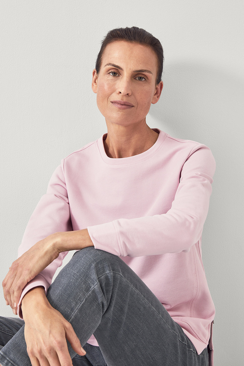 Cotton Zip Sweat