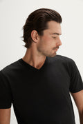 Cotton V Neck T-Shirt