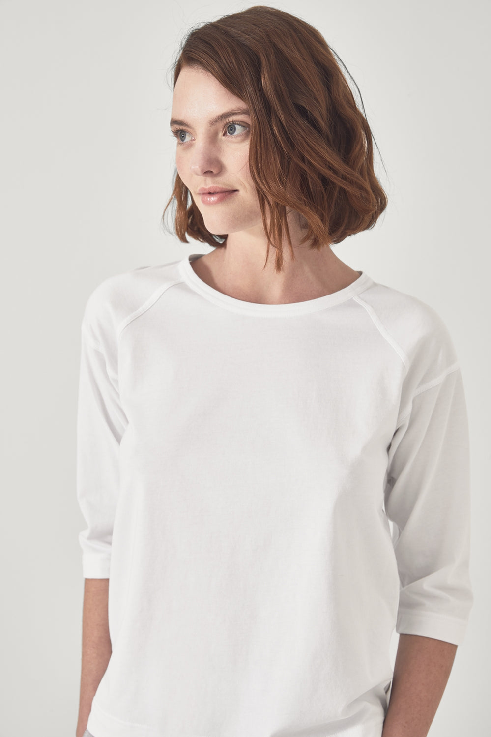 Pima Cotton Raglan Sleeve T-Shirt