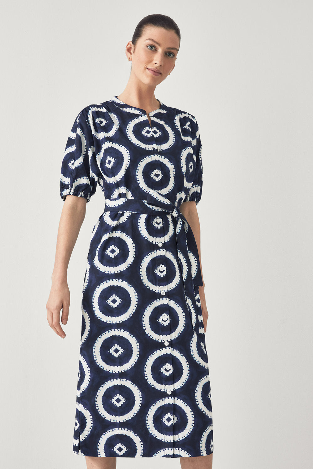 Cotton Batik Spot Dress