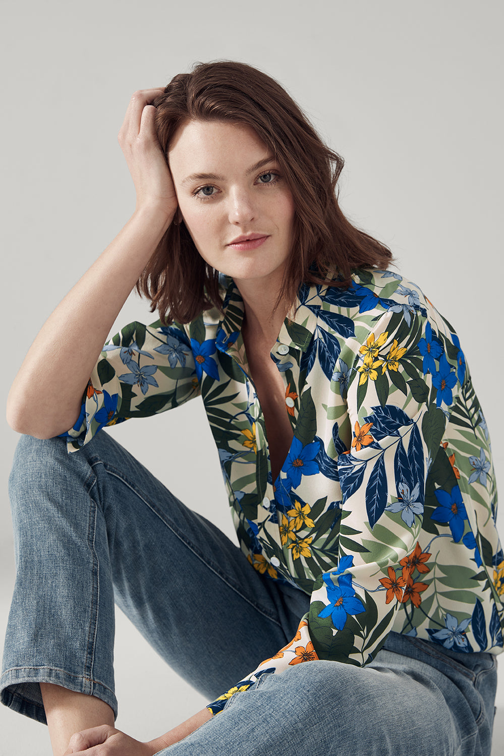 Silk Canopy Floral Shirt