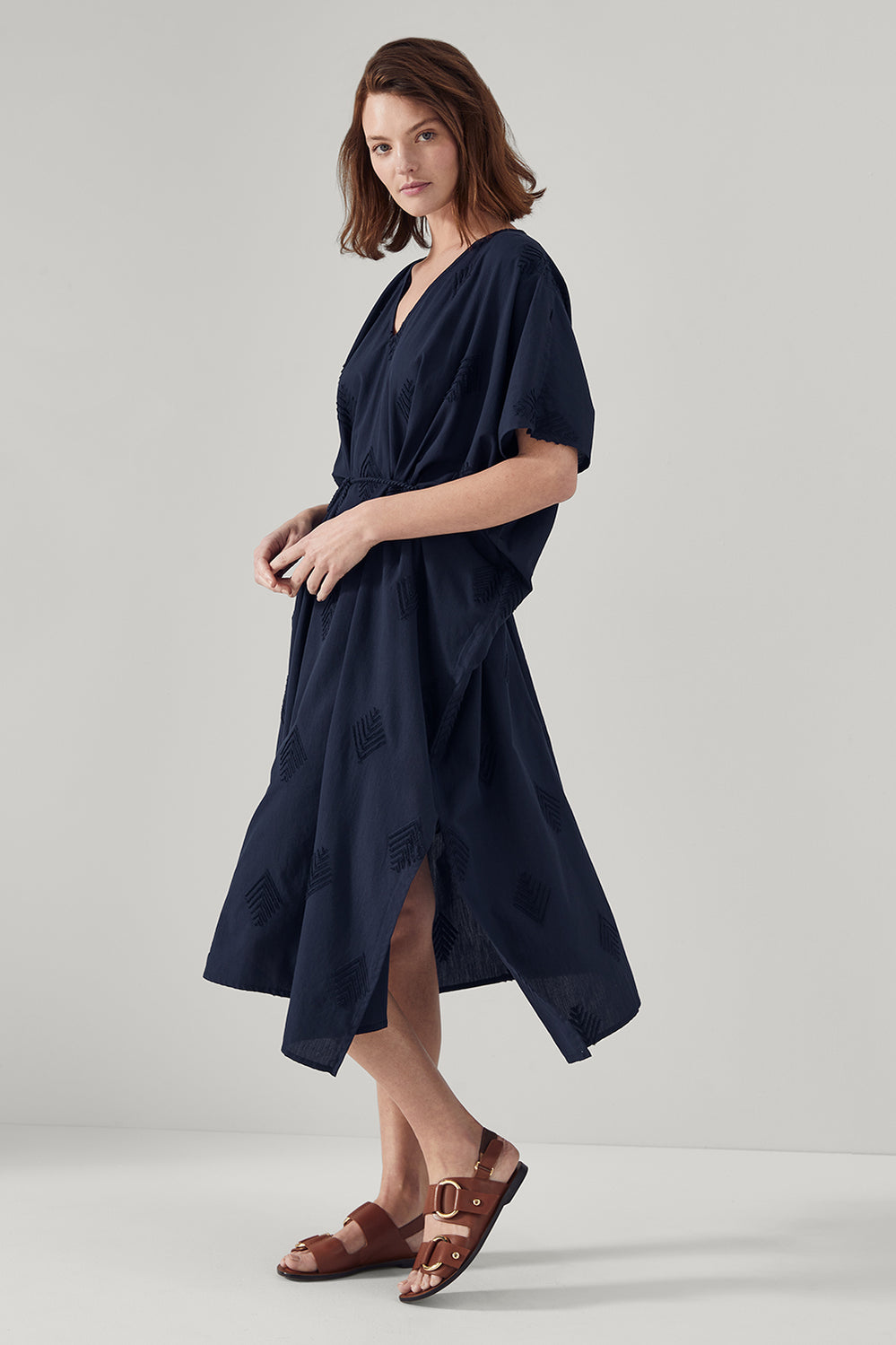 Clipped Jacquard Kaftan